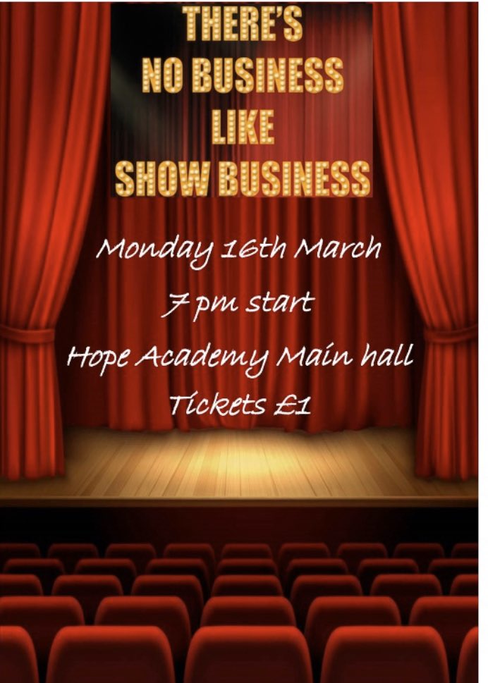 MissLyonRE's tweet photo. Don’t forget tickets now on sale to see pupils from year 7 all the way through to year 10 show off their talents in music, dance and drama ... sure to be an amazing performance ... I can’t wait 💃🏻💃🏻@Hopeclassof2021 @hopeclassof2023 @Hopeclassof2024 @Hopeclassof2022 https://t.co/Z3P3QaXkAT