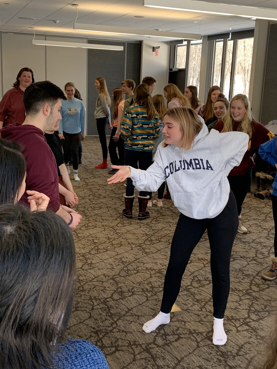 TonkaIB's tweet photo. Fantastic day enjoying snowshoeing, tea tasting, yoga, and improv with junior diploma candidates!! #midwintermindfulness #cas https://t.co/jLPxcwvLD1