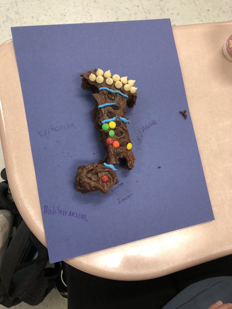 Italy brownie day is always a favorite activity in Latin 1!!