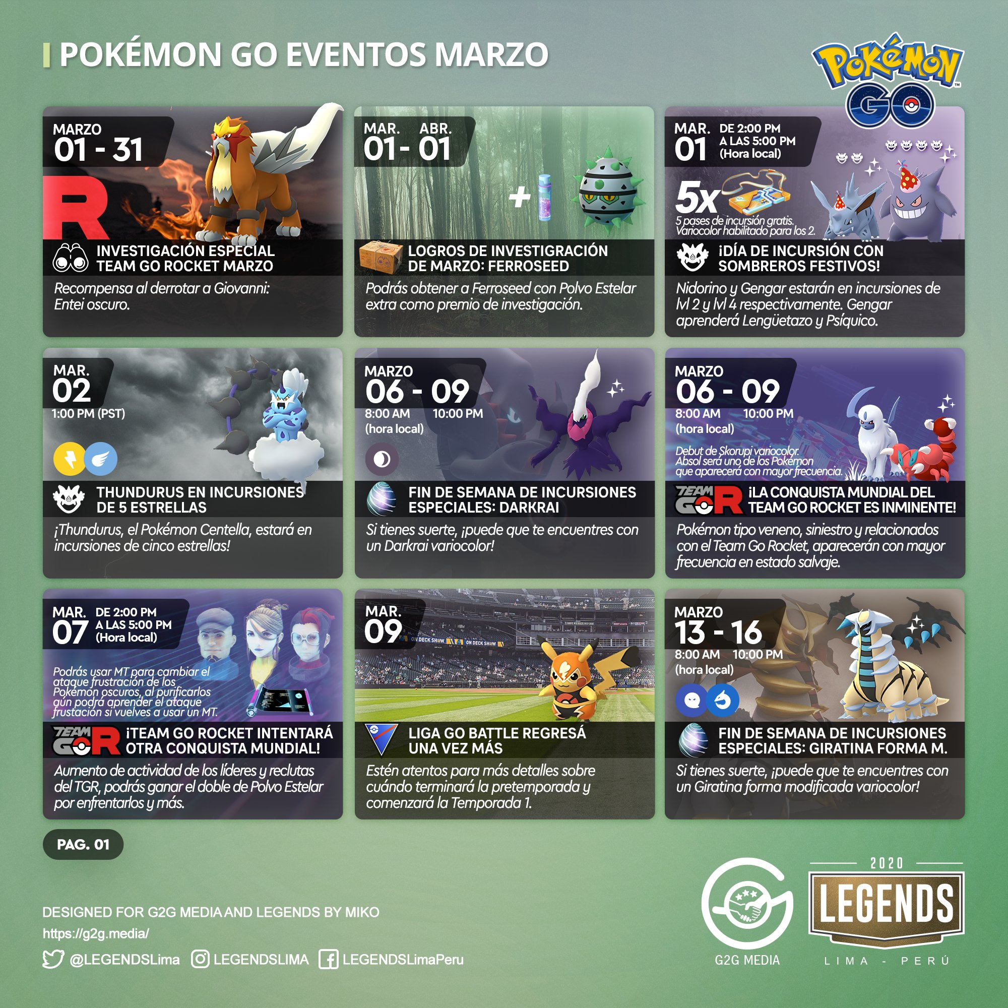 Eventos de marzo en Pokémon GO Mediavida