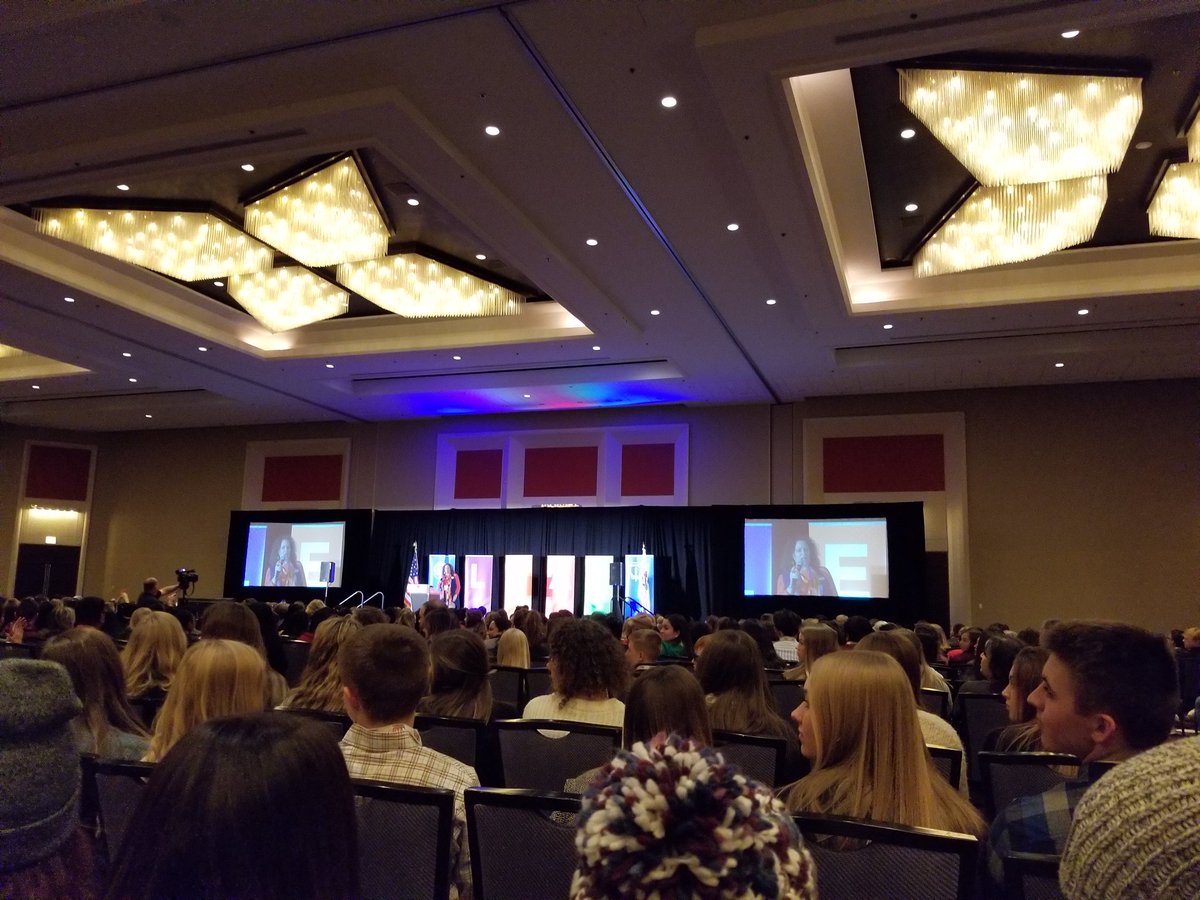 Opening session of Nat StuCo LEAD  Conference! WCHS brought 6 student council members and 2 advisors! #leadchi <a href="/WCS_District/">Warsaw Schools</a> <a href="/dahoffert/">David Hoffert</a> #wcsmission