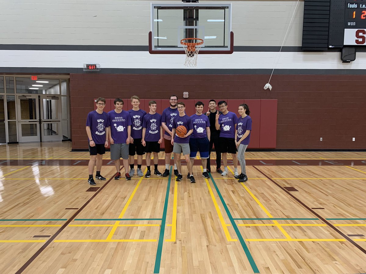 statehighIMBA's tweet photo. And last but not least, congratulations to Quiz Ballers (purple), one of the leagues biggest sleeper teams of the year, on winning themselves the IMIT title with a 43-25 victory over T&amp;B Medical (white) https://t.co/jPJhaMjf4V