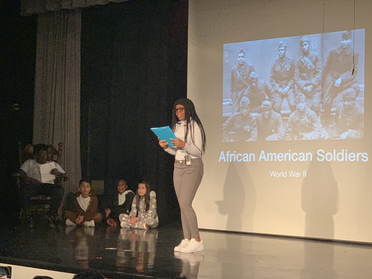 GarrettMSGators's tweet photo. Students showcased their talents during the Black History Month Program today. We are proud of our @GarrettMSGators ! Thank you @SchoolGarrett for planning the amazing event. https://t.co/dchu0LejPl