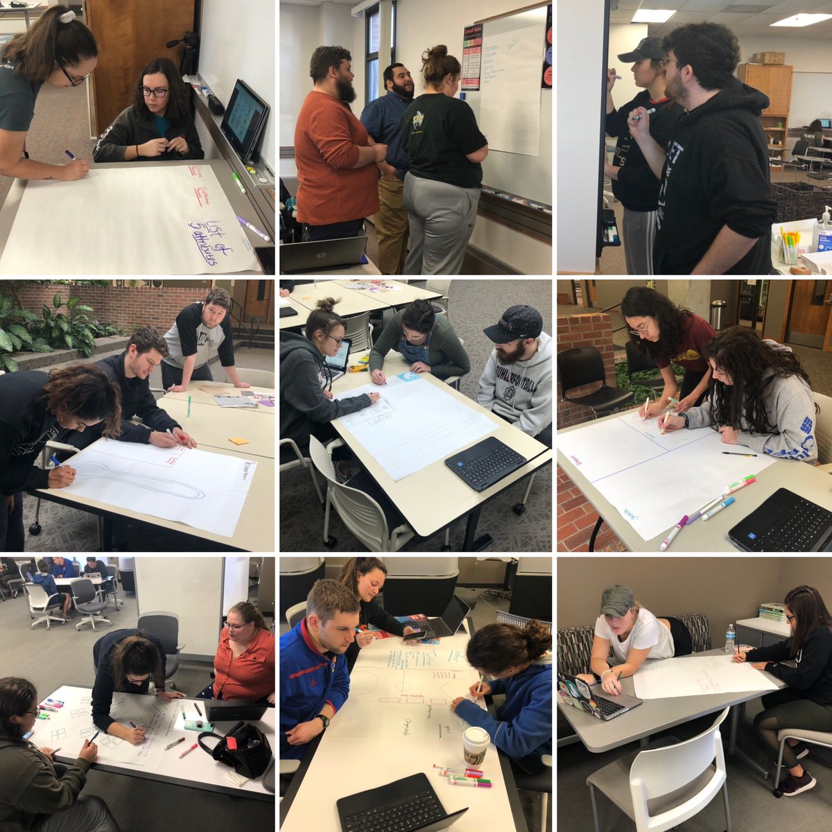 adlickteig's tweet photo. ESU Phase I preservice teachers were hard at work today implementing choice grids to differentiate instruction. https://t.co/LXIYzdaFB7