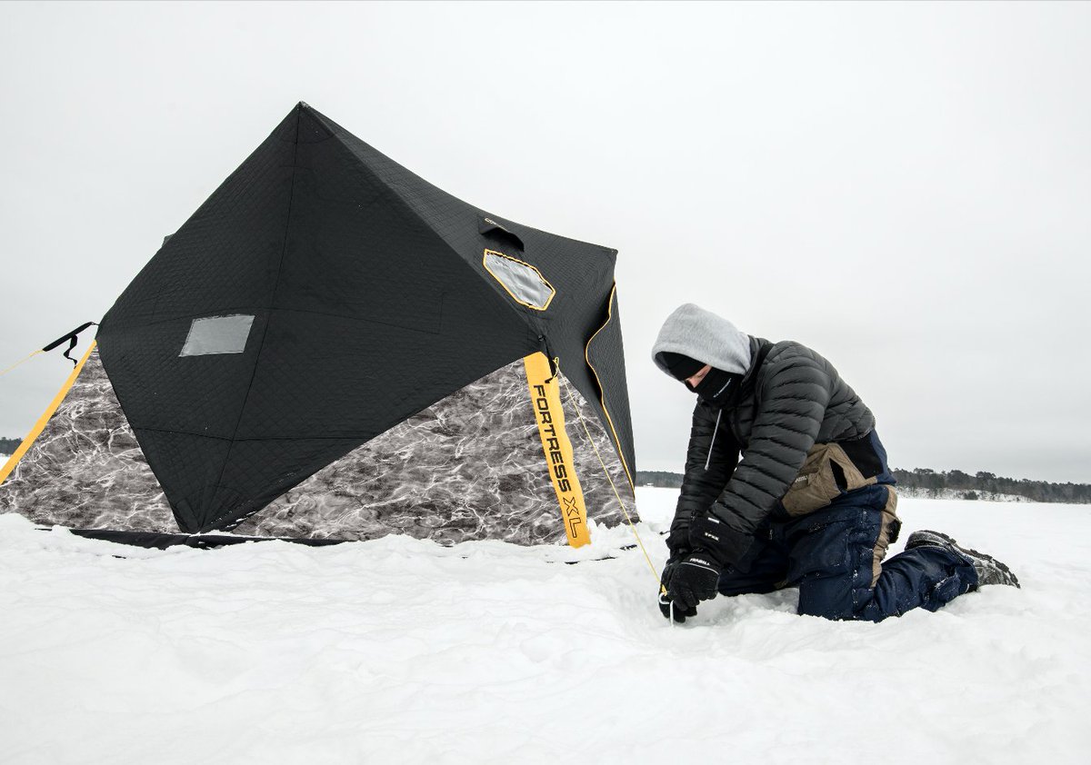 Frabill_Inc's tweet photo. Massive, durable, and dependable: this is truly a beast of an ice shelter. The Frabill Fortress XL
#frabillicefishing #trustedgear #frabillshelter #morefishablearea https://t.co/mMj9j3xfcm
