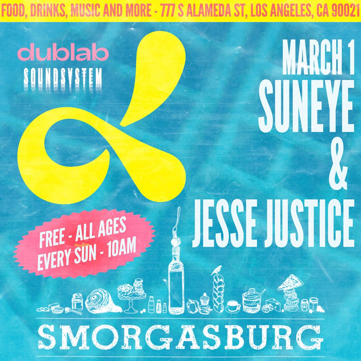 #thisSunday 📣🎧
#SmorgasburgLA
#SunEye