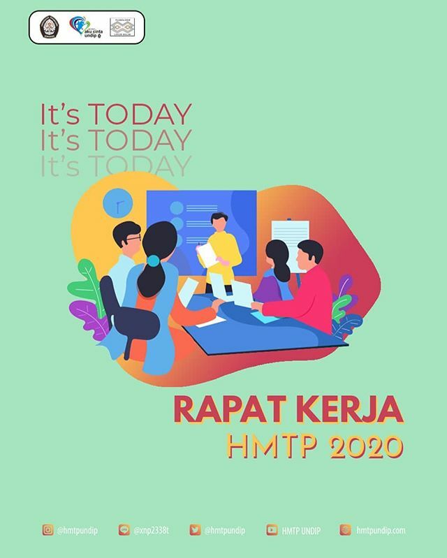 [RAPAT KERJA HMTP 2020]
•
Pagi, Cah Plano!
•
Tidak terasa nih hari ini akan berlangsung Rapat Kerja HMTP 2020 dan Pelantikan Pengurus HMTP 2020.
Nah, kehadiran warga plano sangat diharapkan pada keberlangsungan acara kali ini.
•
Jangan lupa untuk men… ift.tt/3cif0Us