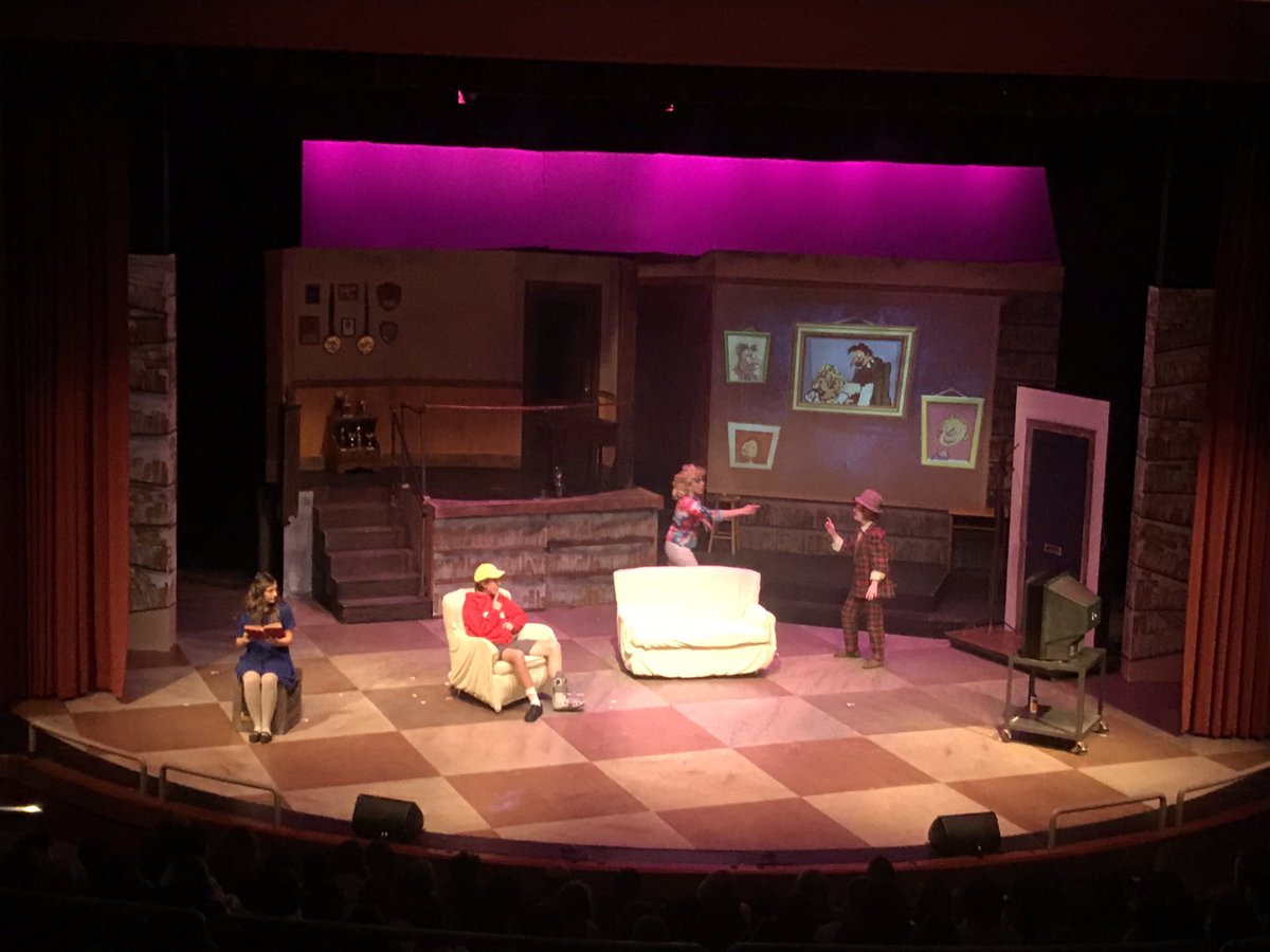GLFournier's tweet photo. Looking good from the booth! #Matilda @Ridley_College #RidleyTheatre https://t.co/9L8BdnF372