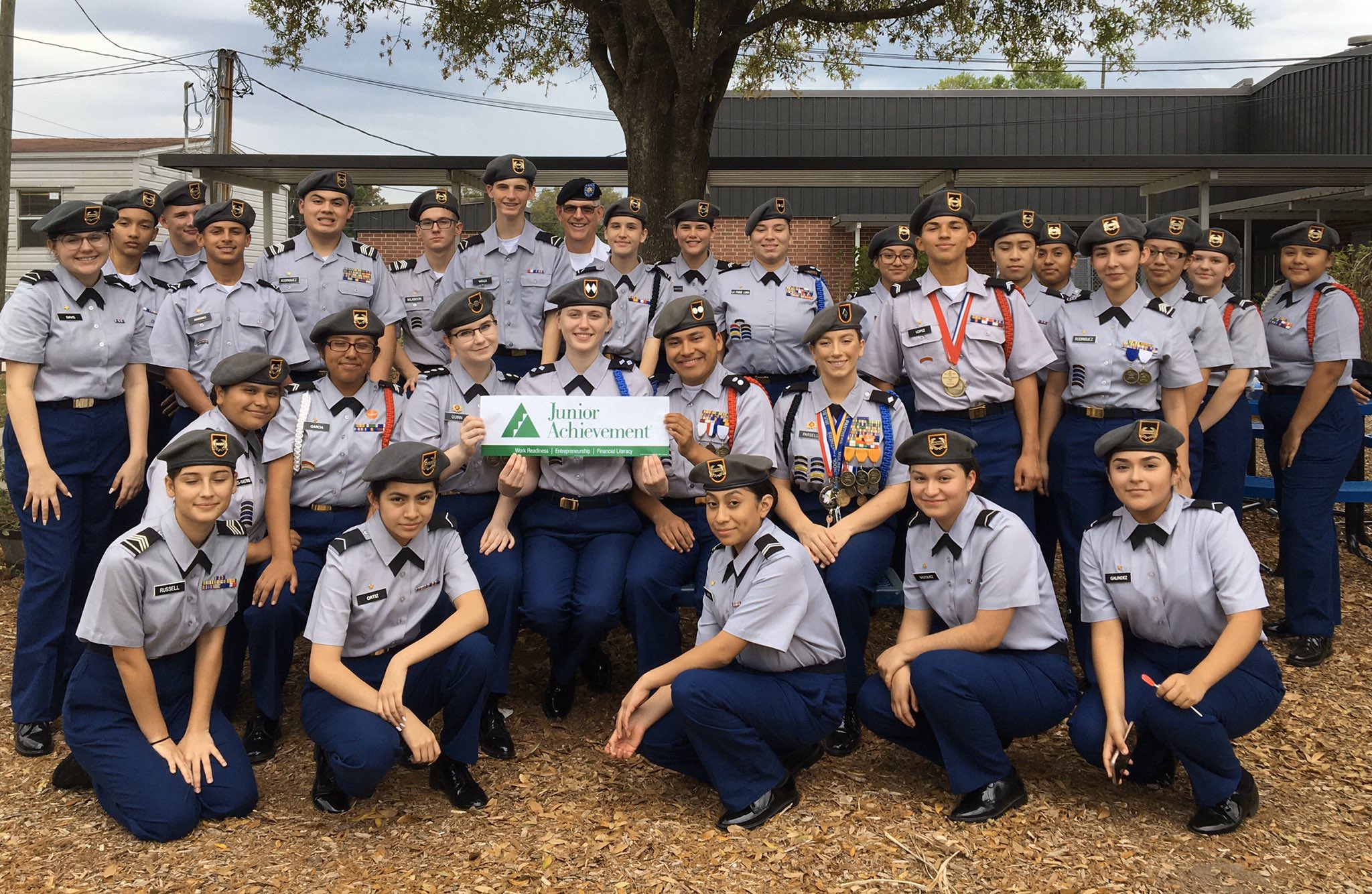 Mulberry High School on Twitter "JROTC providing JAPolk BIZ TOWN