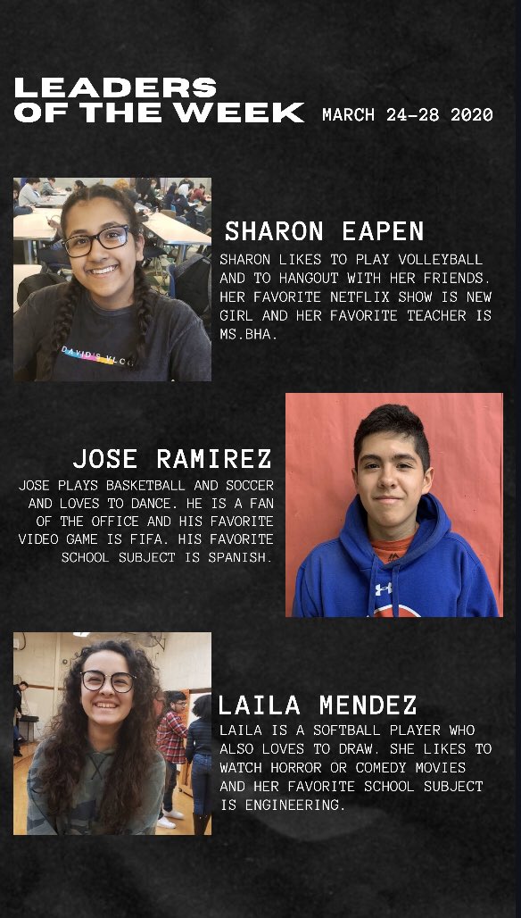 VonCrew's tweet photo. Here are our Leaders of the Week! https://t.co/yZN8BTvXxg