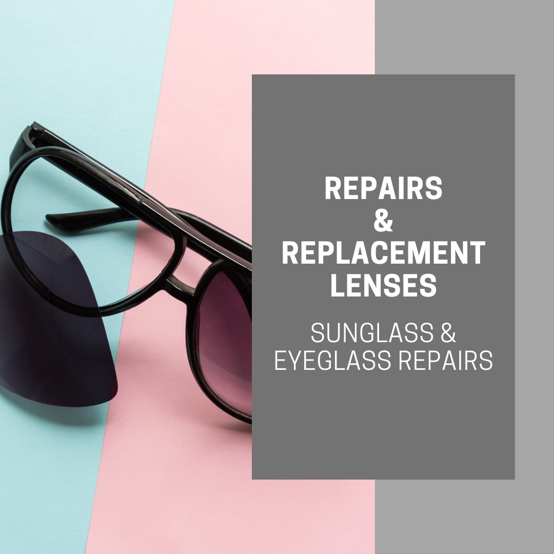 Broken glasses or #sunglasses?  Our team can fix your broken #eyewear, often with same day or next day service that’s fast, reliable, and affordable.  

Head to our website to learn more &amp; for store locations -ow.ly/34nH50yyYdI