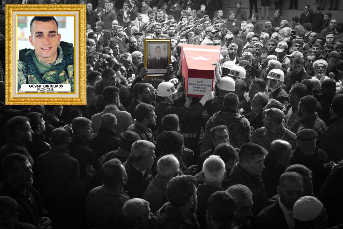 ekendilci's tweet photo. İdlib’te şehit düşen kahramanlarımıza ve Bitlis’li hemşerimiz Güven Kurtulmuş’a Allah’tan rahmet,ailelerine başsağlığı, yaralılarımıza da şifalar diliyorum. https://t.co/NBnZehKdfL
