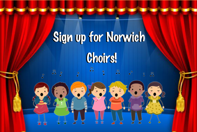 We are excited to offer Norwich children the opportunity to sing in a choir! If your child is interested in joining us this spring, please check out more details here: musicatnorwich.weebly.com/norwich-choir.… @mrsogden8 <a href="/Mrs_McKinley2/">Mrs. McKinley</a> <a href="/MrsUtterGrade2/">Mrs. Utter's 2nd Grade</a> @TheBundyBunch <a href="/MsBarkley5/">Sara Barkley</a> <a href="/lvs2teachmc/">Diana McCreary</a>