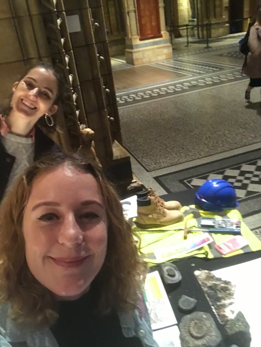 At the #NHMLates tonight talking about being a women on research cruises! #WomenInScience #womeninSTEM