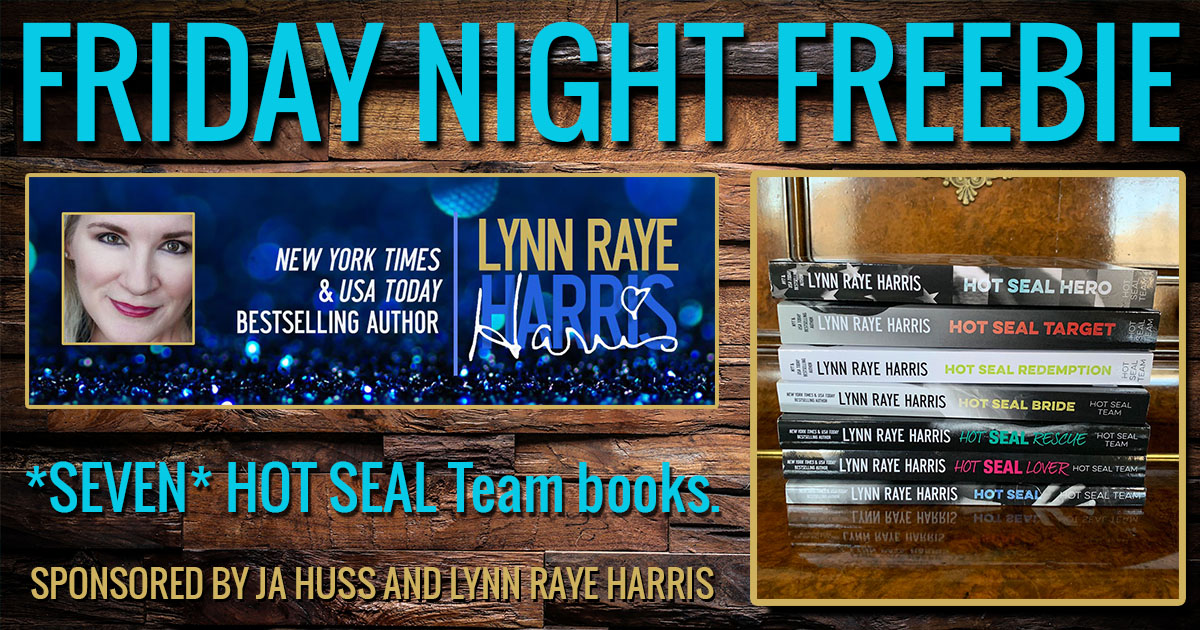 J. A. Huss (@jahuss) on Twitter photo 😍The Friday Night Freebie is live!
Enter here: wp.me/p2C2YB-2aH
My co-sponsor this week is my author friend <a href="/LynnRayeHarris/">Lynn Raye Harris</a> ! She write some HOT SEALS ladies! Tough guys with a gooey center! And there are 7 books up for grabs in this giveaway! @jahuss #FridayNightFreebie 😍The Friday Night Freebie is live!
Enter here: wp.me/p2C2YB-2aH
My co-sponsor this week is my author friend <a href="/LynnRayeHarris/">Lynn Raye Harris</a> ! She write some HOT SEALS ladies! Tough guys with a gooey center! And there are 7 books up for grabs in this giveaway! @jahuss #FridayNightFreebie