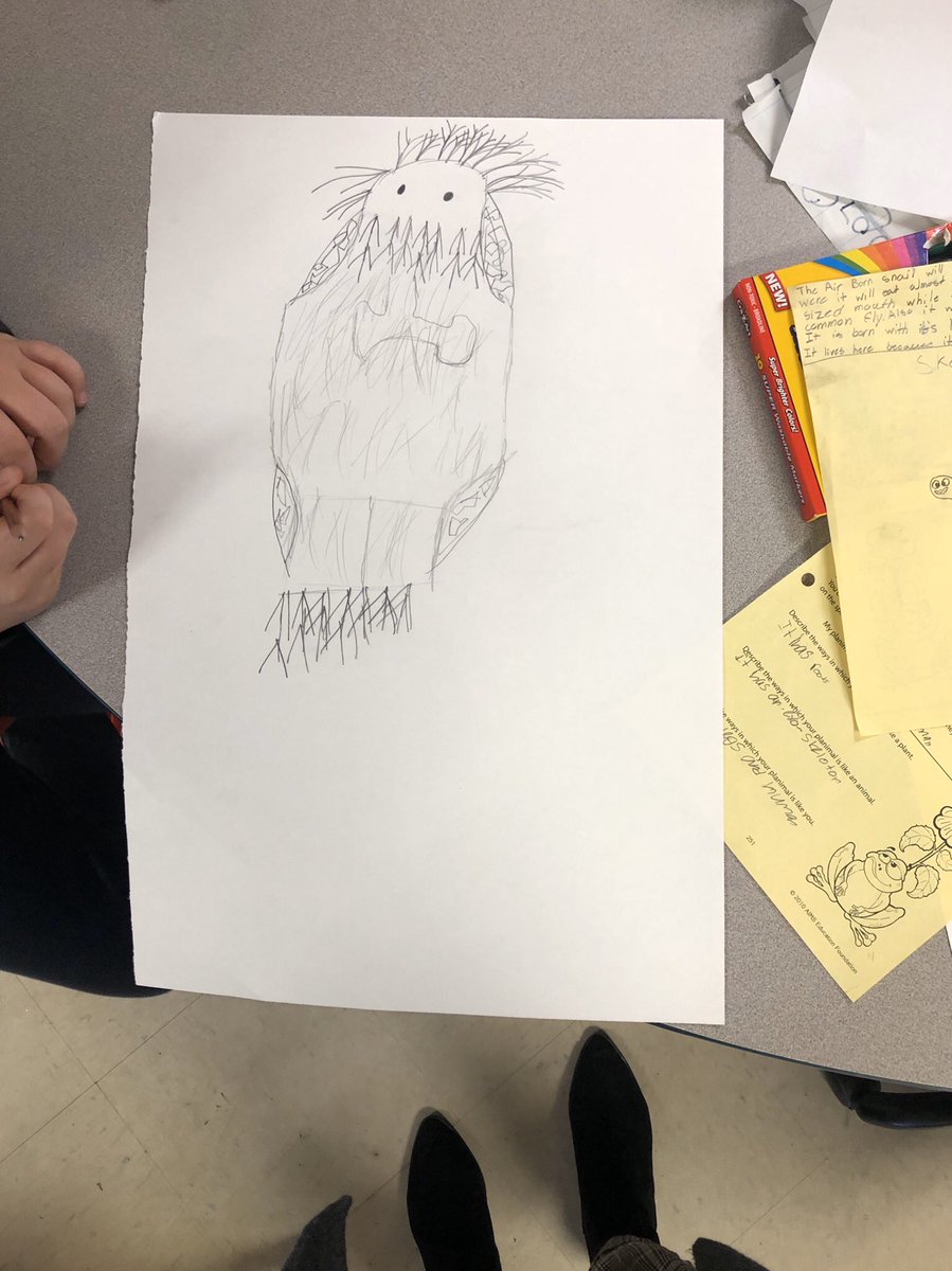 CampeseMadison's tweet photo. Ended the week working on our planimals. (Plant-Animals) The students love this activity and getting to create their own organism using plant/animal structures and organs (depending on their spin). I can’t wait to see their finished products! 🌳🦓🌿🦍🌵🐠 #SP20Interns https://t.co/SnwBmugHu0
