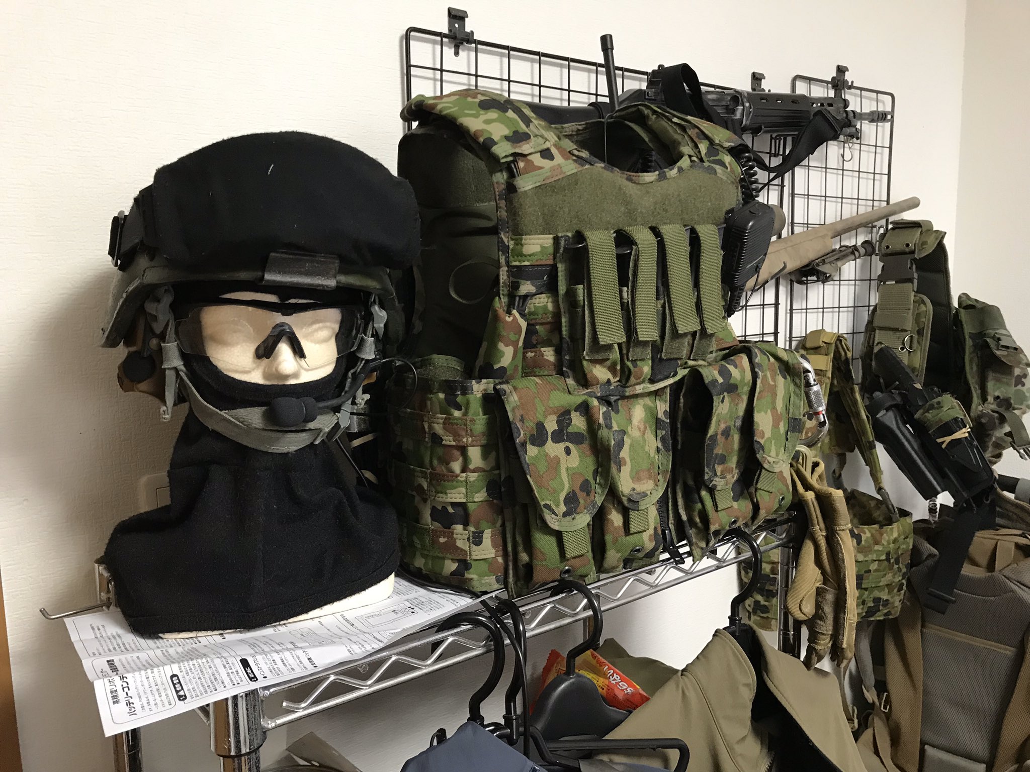 LEM製ボディアーマー自衛隊迷彩
