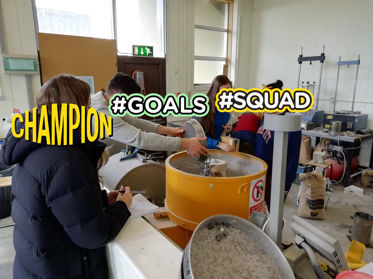 irenelhayden's tweet image. Friday afternoon @GMITOfficial working on #concretemixdesign #nofinesconcrete #PCC #buildingintegratedSHWconcrete #experimentaldreamteam #studentsasresearchpartners @CIATIreland @EngineerIreland #girlsinSTEM #architecturaltechnology #civilengineering @CivilEngGMIT