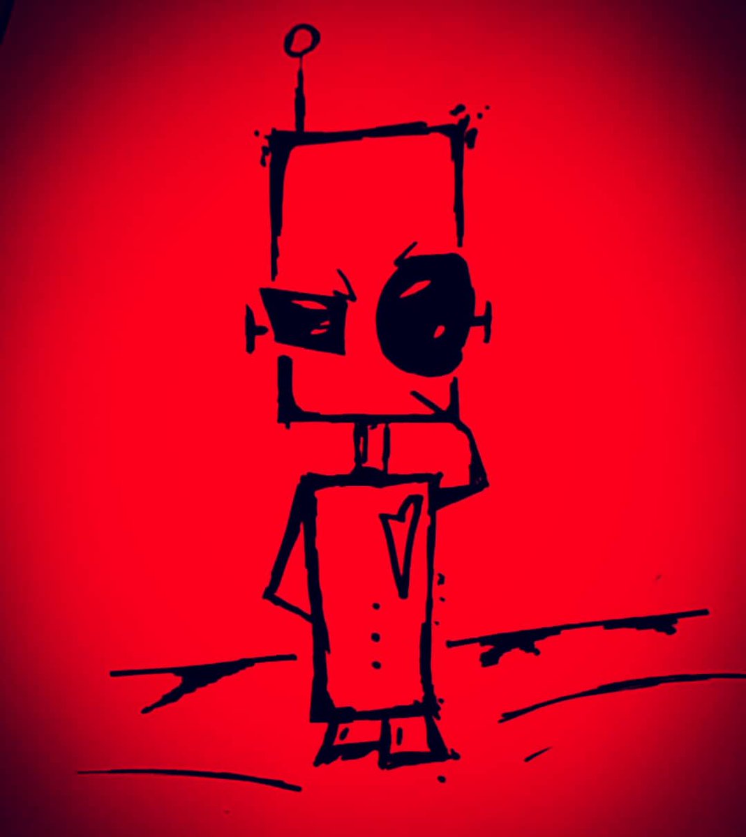 I'm an unstoppable death machine you know.

Let us rain some doom down upon the heads of our doomed enemies.
Invader Zimbot™

Friday night doodling ... Rock and roll

Have a good weekend folks