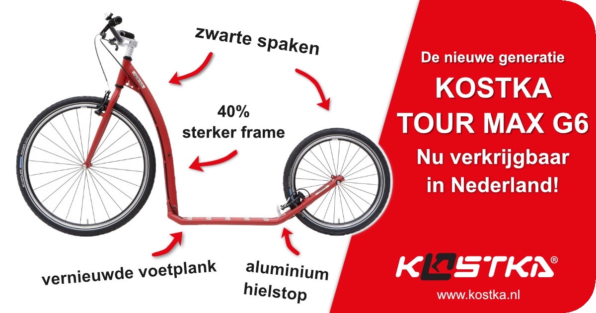Nieuwe generatie Kostka footbikes, nu verkrijgbaar bij Stepwinkel!
#kostka #step #footbike #steppen #toersteppen 

Neem contact op voor meer informatie