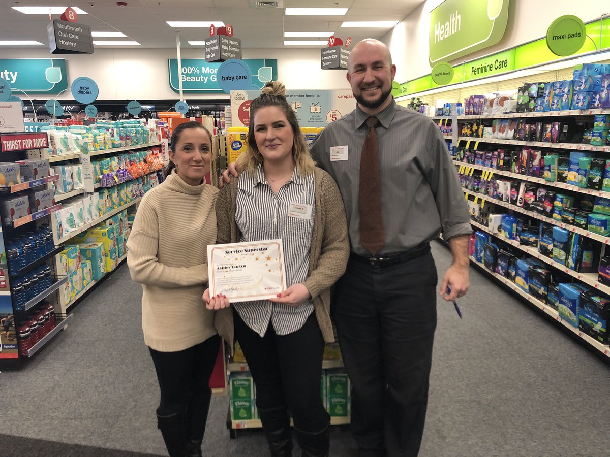 ibergerCVS's tweet photo. Congratulations Ashley! February Service Superstar Store 6544 Front Store with 10s across the board!!! Proud of her commitment to care for each customer &amp; patient! #ourpurposeIRL @katkingston2 @RyanLotierzo @Creech2351 https://t.co/7IeT6avtBb