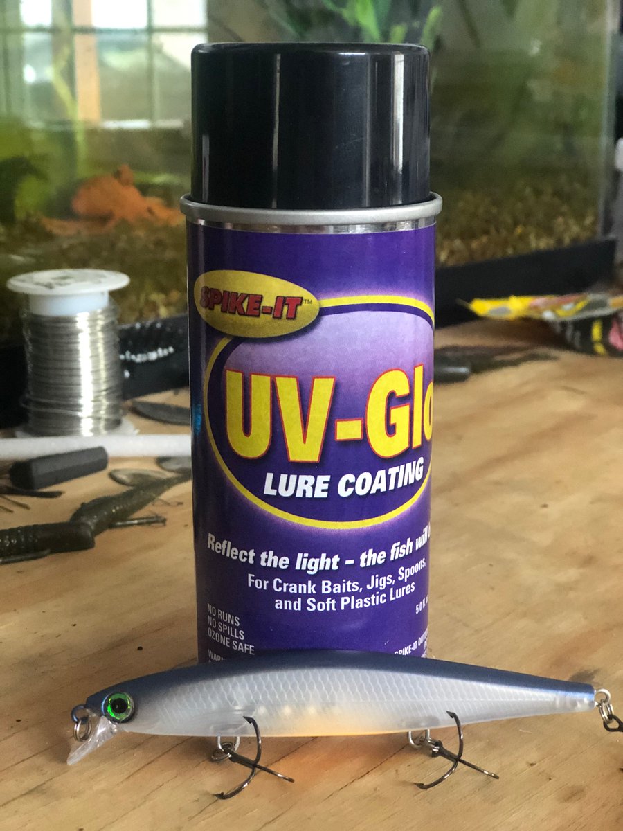 Mike “IKE” Iaconelli on X: Have a favorite lure that you want to make  stand out in dirty, muddy water? Spike-It Outdoors makes UV-Glo! All you  have to do is spray your