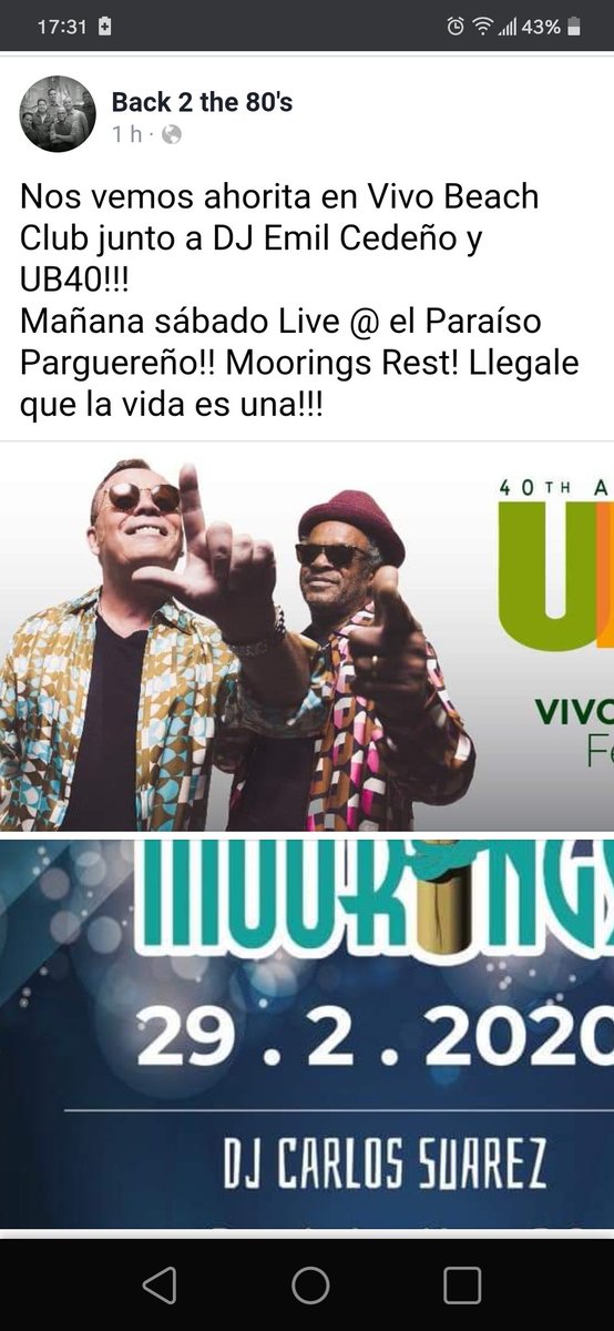Back2the80sRock's tweet photo. Esta noche 👇🏾👇🏾👇🏾 https://t.co/ZUMm6lsy6C