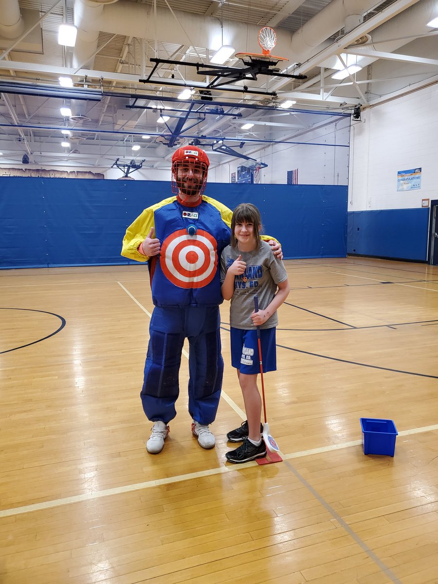 We capped off the week by letting the kids see if they could be accurate enough to hit their target, Mr. Sommerfeldt! SNAG golf has been awesome! <a href="/ParklandSchool/">Parkland School</a> #pklrocks2020 <a href="/KidsGolfIL/">Kids Golf Foundation of Illinois</a> <a href="/MrSommerfeldt/">Mr. Sommerfeldt</a>