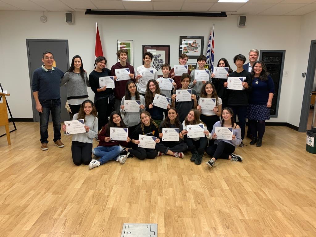 studyinvictoria's tweet photo. Congratulations to the Stance Dual Short Term Group from Brazil who have completed their program 😀 Wishing you all the best on your travels back home 👍

#studyinvictoria https://t.co/ZqftDnqXah