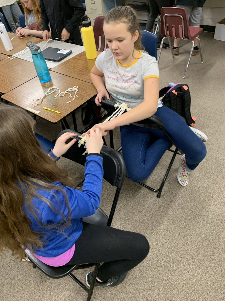 Mrs. Mercer’s Ss have been working on recreating suspension bridges based on the Inca’s tradition of weaving large grasses to form pathways!! They will test their creations with weights next week! #InspiRE4 #wmswizards