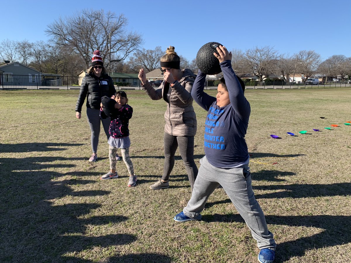 Mrs_Becker105's tweet photo. Camp Gladiator put us to work this morning! #makeitmatter #joyjames #careerday #AllMeansAll4CISD https://t.co/wg1TsQ4CCW