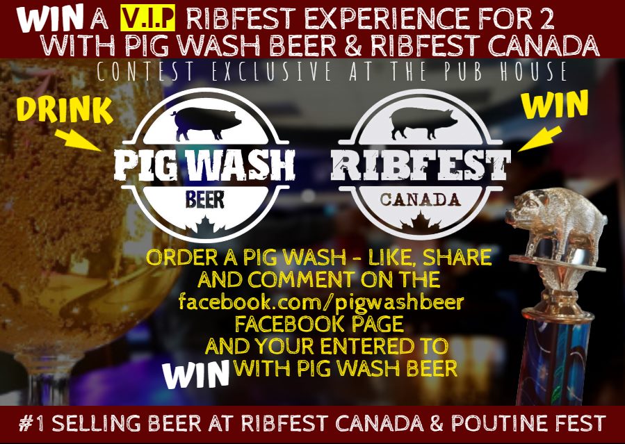 Wanna WIN a Rack'n VIP Ribfest Experience? @thepubhouse <a href="/FeatureFestival/">FEATURE FESTIVALS</a> @ribfestcanada  #pigwashbeer #ribfestcanada #ribfest #pembroke