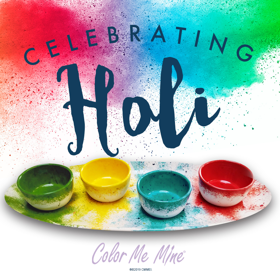 ColorMeMineHyd's tweet image. Find your favorite Spring colors here... #colormemine #potterypainting #holi #spring