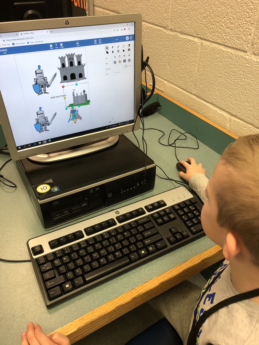 mrs_strauss22's tweet photo. These 1st grade Ss had a blast discovering text boxes, speech bubbles and stickers in Wixie as part of #DLday2020! There was some great exploration, creativity &amp; collaboration! @ShelleyPohzehl @KarenEHaddock @ScottLoomis #bennettroars @Tech4Learning @PWCSNews @DianeHarazin https://t.co/hM1XiSFxAj