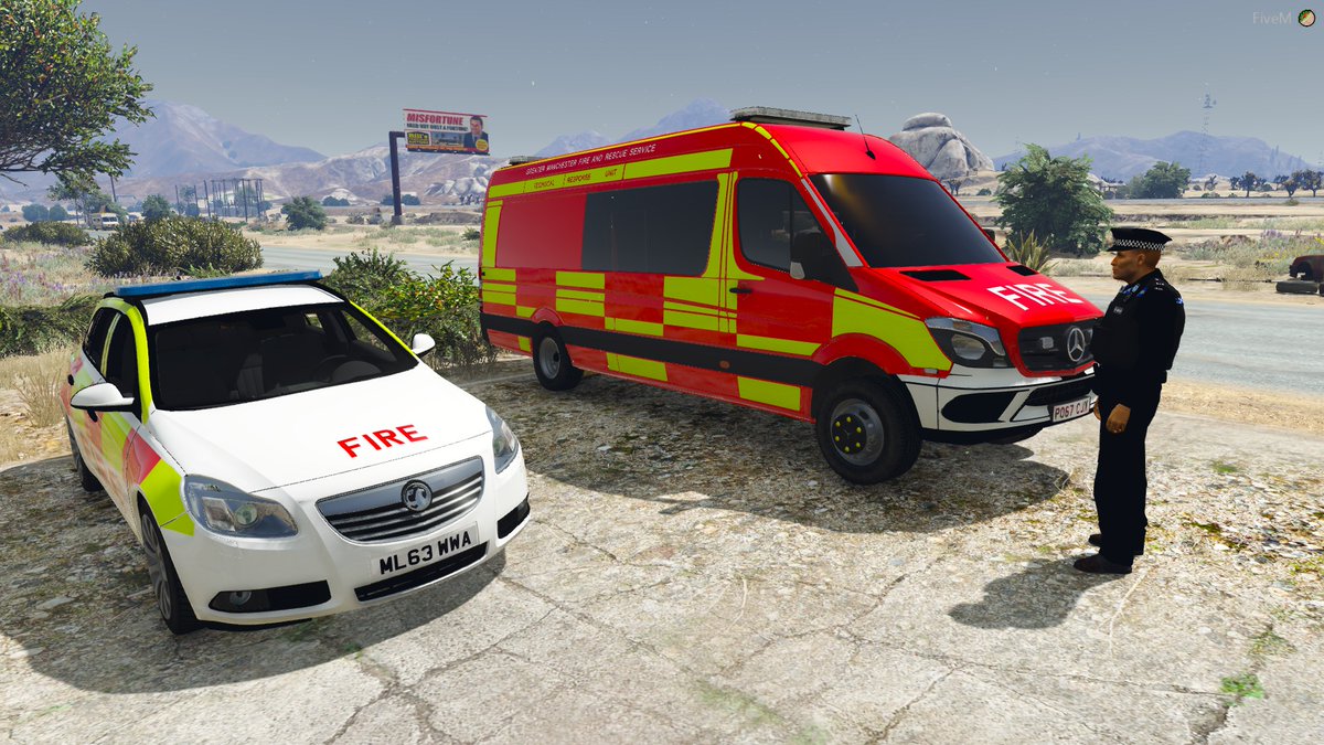 SELRPC_168T's tweet photo. Whilst on shift this morning i thought i would pass by the Fire Station #FiveM #Roleplay #GMPRPC https://t.co/eCxEzekfSs