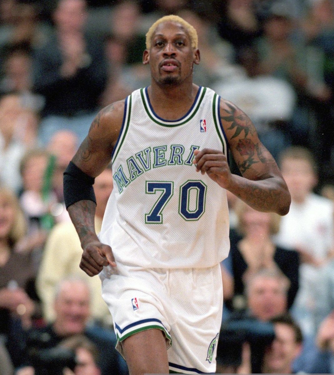 and 20 years ago, Dennis Rodman grabbed 14.3 rebounds per game for the Dallas Mavericks in 12 appearances.