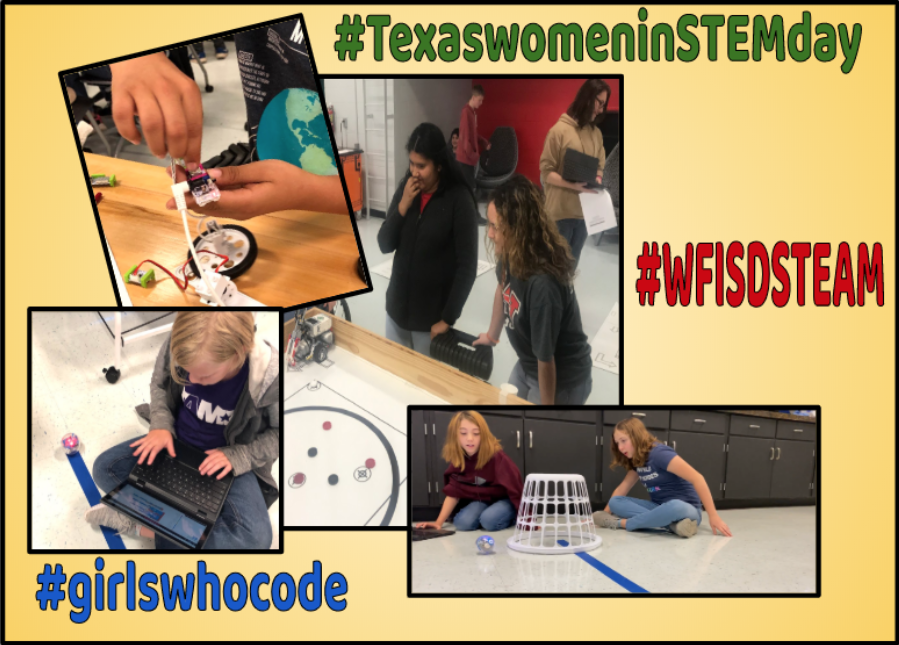 WFISDschools's tweet image. Some amazing girls working with robots, @littleBits , and @SpheroEdu Celebrating these young ladies not only today, but every day! #TexaswomeninSTEMday #girlswhocode #WFISDSTEAM