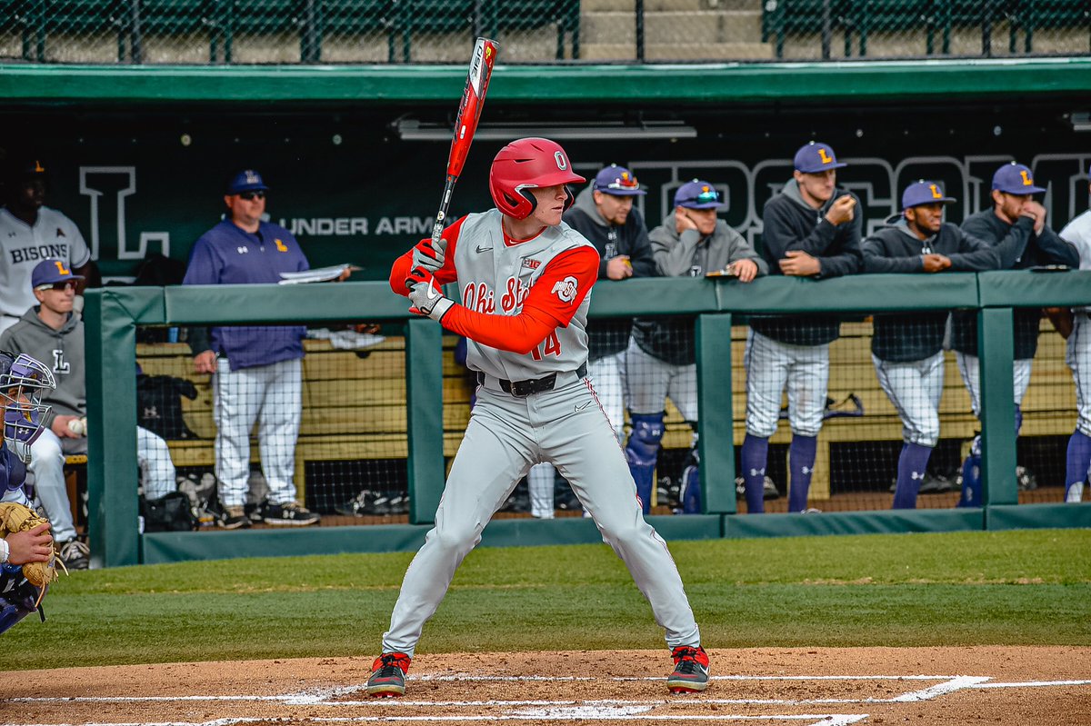 T6 | Karaffa lines a three-run shot to left to make it a 10-3 game! First-career long ball for the freshman from Toronto, Ohio!

#GoBucks