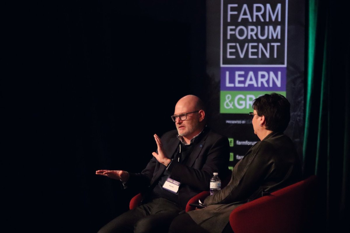 FarmForumEvent's tweet photo. #FlashbackFriday to #FFE19 and great conversation with @BryceEger, president of @CortevaCA! Bryce gave us some insight on what it’s like to be a pure-play ag company.
Make sure you’re following @FarmForumEvent to be the first to know about #FFE20 details, coming soon! 🙌 https://t.co/HDDWdsKdzK