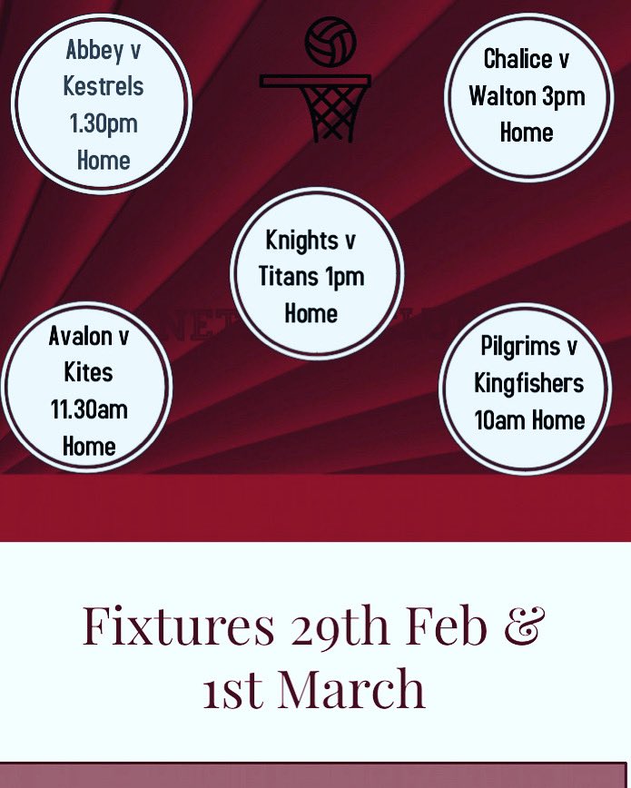 All teams are home this weekend so make sure you get yourself down to <a href="/StrodeSports/">Strode Sports Centre</a> to support your local teams! Good luck ladies 🤞🏻 #netball #supportlocal #netballislife 🏐