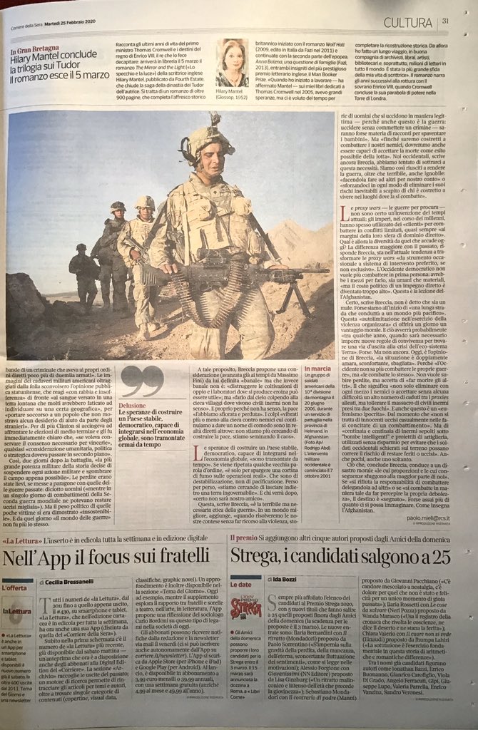 gasgas19's tweet photo. Recensione di Mieli sul Crsera al mio nuovo libro “Missione fallita. La sconfitta dell’Occidente in Afghanistan”. #Afghanistan #ResoluteSupportMission #ISAF #21stCenturyWars https://t.co/IOD0Y0hDfr