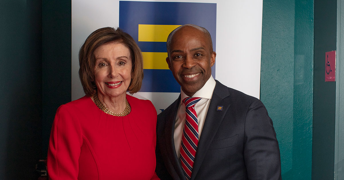 HRC endorses Speaker Nancy Pelosi for the U.S. House