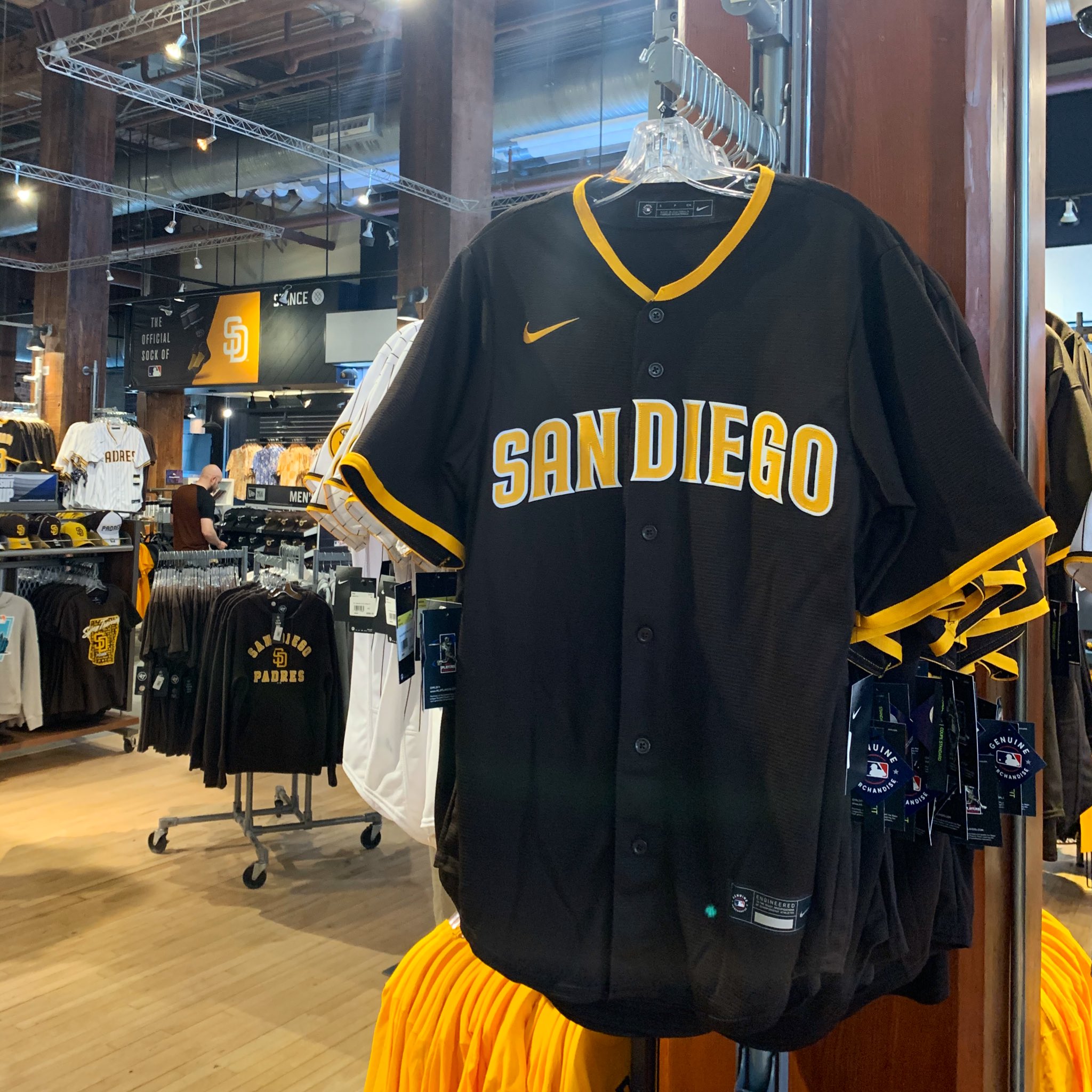San Diego Padres on X: Road and road alternate replica jerseys are now  available at the #Padres team store at @PetcoPark!   / X