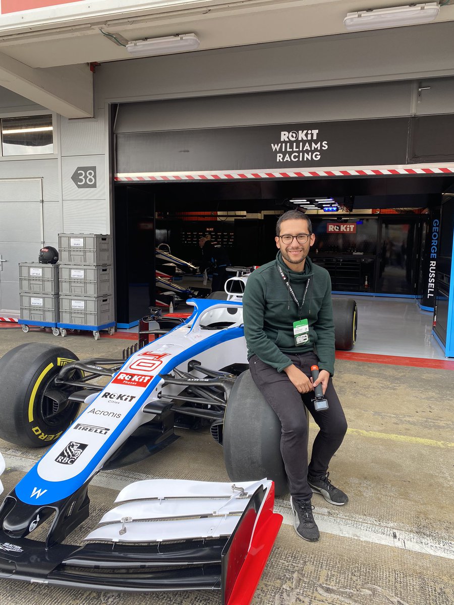 aguchopena's tweet photo. Thanks so much @WilliamsRacing for a lifetime experience!! #WeAreFighting #WeAreWilliams #WeAreRacing #F1Test https://t.co/dtw3fiSeMf