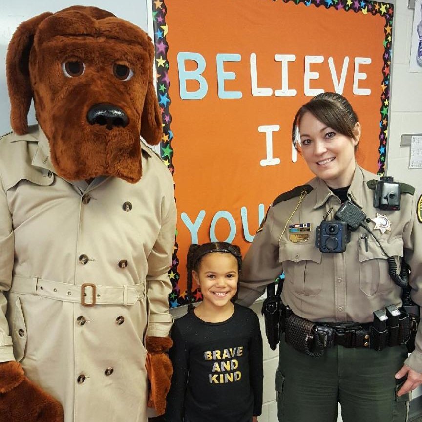 LinnCountySheriff (@linniasheriff) on Twitter photo McGruff spent the day with Deputy/SRO Hughes at <a href="/CPUSchools/">CPU Schools</a> teaching kindergartners & 1st graders about police officers and 2nd graders about the 4 safety rules when finding a gun: 1) Stop 2) Don't Touch 3) Run Away 4) Tell a Grownup McGruff spent the day with Deputy/SRO Hughes at <a href="/CPUSchools/">CPU Schools</a> teaching kindergartners & 1st graders about police officers and 2nd graders about the 4 safety rules when finding a gun: 1) Stop 2) Don't Touch 3) Run Away 4) Tell a Grownup