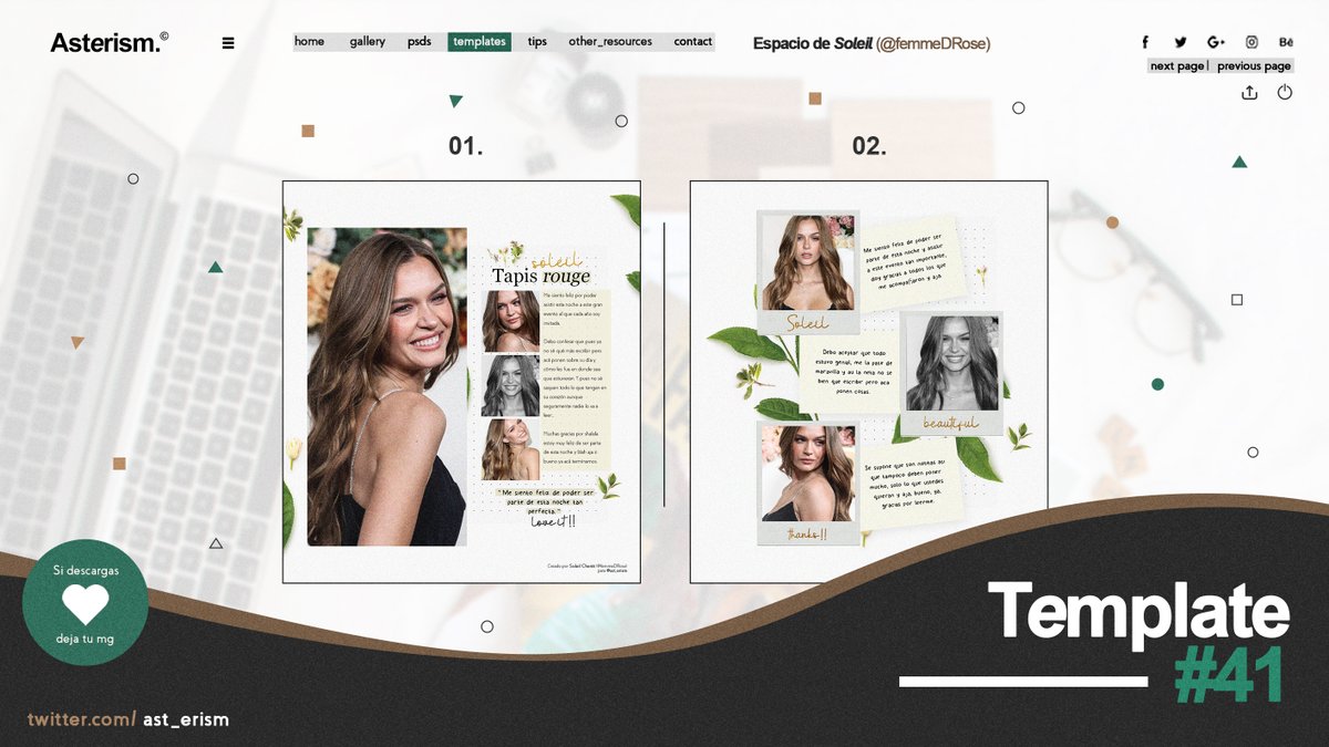 ast_erism's tweet image. 𝗧𝗲𝗺𝗽𝗹𝗮𝘁𝗲 #41 by @femmeDRose.
⠀⠀© 𝗔𝘀𝘁𝙚𝗿𝗶𝘀𝗺_𝗀𝗋𝖺𝗉𝗁𝗌.
⠀⠀PSD: bit.ly/2I5CzSl
Plantilla para cualquier tipo de interpretación. Pueden modificar colores y agregar o quitar detalles. MG si te gusta y/o descargas, NO quitar la marca de agua.