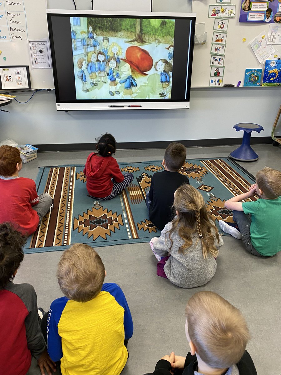 RonSouthernK's tweet photo. AM kindergarten read Unique Monique and reflected on their understanding of being unique. Ask me to explain what makes me the same and different from other people. In family groups we talked about empathy and worked together to make a beautiful card for Mrs. Gavan! 💕 https://t.co/RIbC0324yR