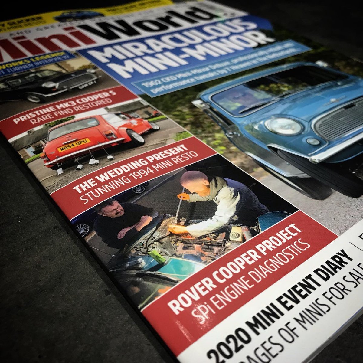 There it is in cold hard newsprint - the end of the road for Nicole 😢 But crucially, her latest logbook in @MagMiniWorld is also a big thank you to the lovely folk of South Devon Mini Club for keeping me and the old girl on the road for many memorably years. She will be back!