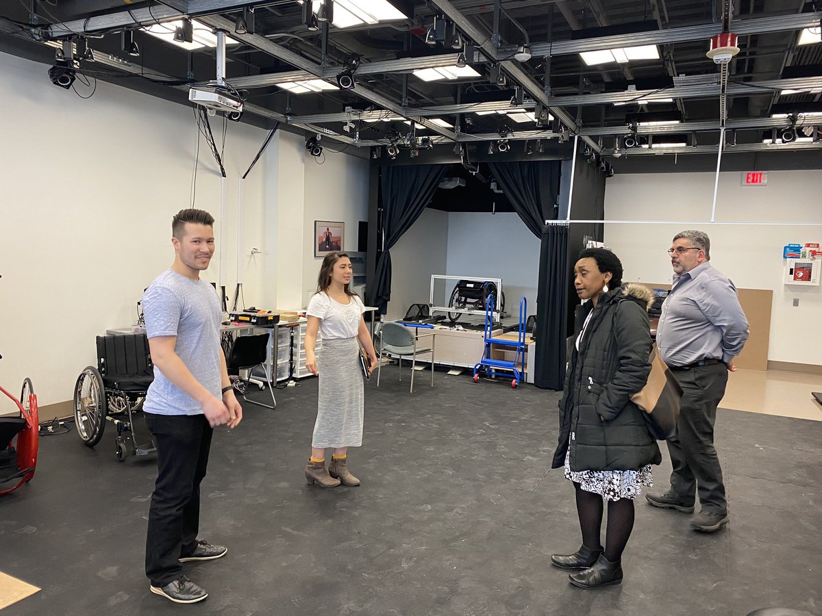 Visiting @UofARehabRobot with Dr. Cecilia Bukutu and Dr. Ramses Ilarraza to explore development of simulation scenarios for public health program in the faculty of science <a href="/CUEdmonton/">Concordia Edmonton</a> Thanks Dr. Ferguson-Pell, <a href="/VRNathanial/">Nathan Maeda</a> and Valerie for your time and insights! @CUE_VPEI