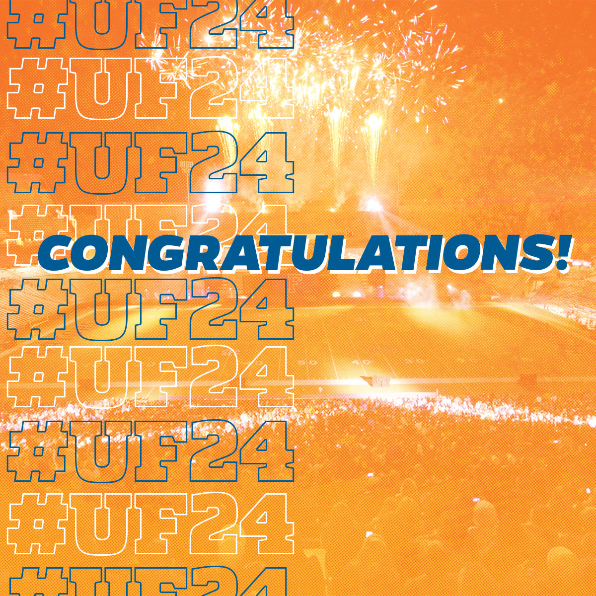 UFAdmissions's tweet photo. Decisions are out! Welcome to Florida #UF24! ๐๐๐งก https://t.co/h4nafRqXfs